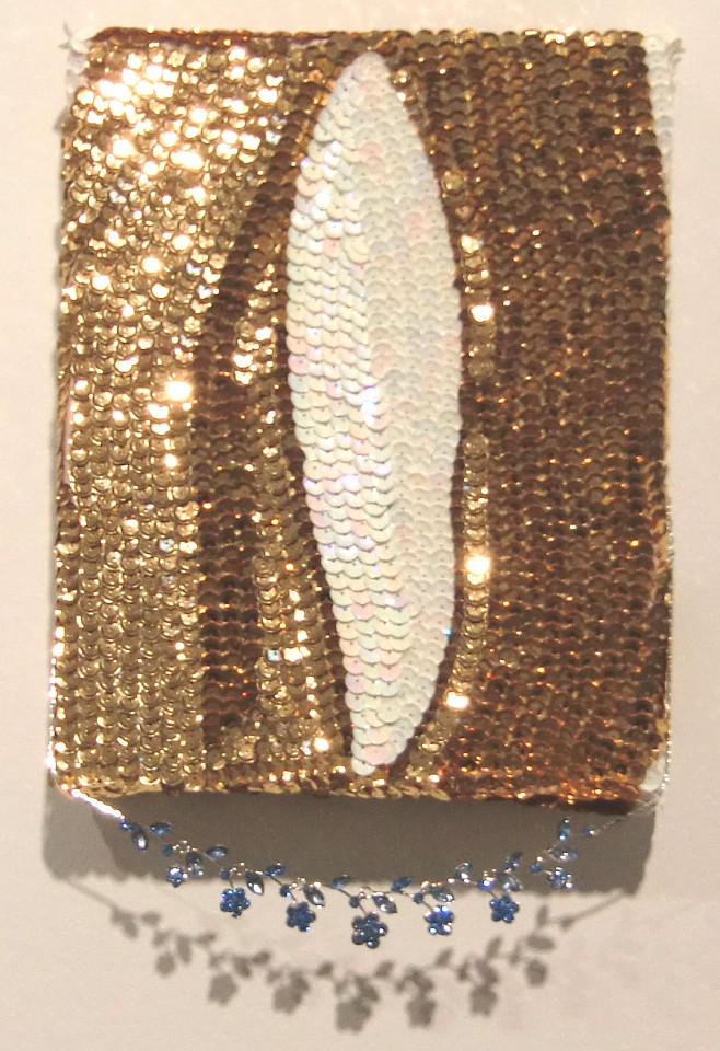 DANIEL GONZALEZ, Fontana, 2010
sewn sequins on canvas, 10 x 8 in. (25.4 x 20.3 cm)
GD-C-0031