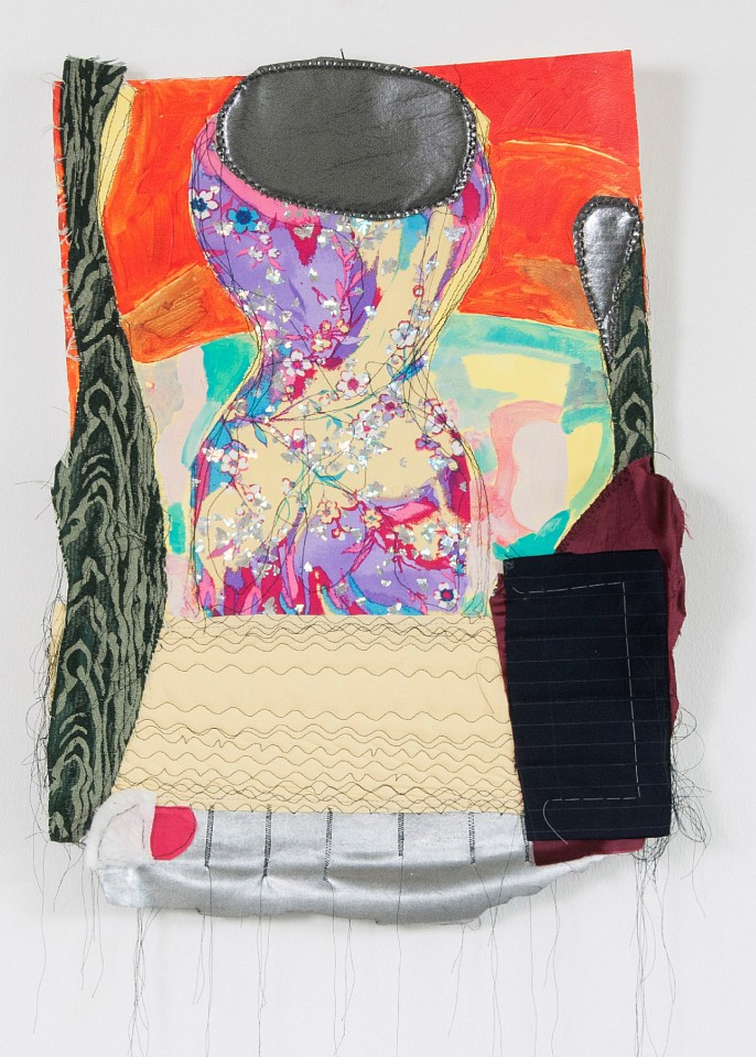 CLEMENCIA LABIN, Cosido 2, 2014
Fabric collages filled with Polyester cotton and painted with acrylics. Sewn on textile or paper, 22 x 16 1/2 in. (56 x 42 cm)
CL-C-0109