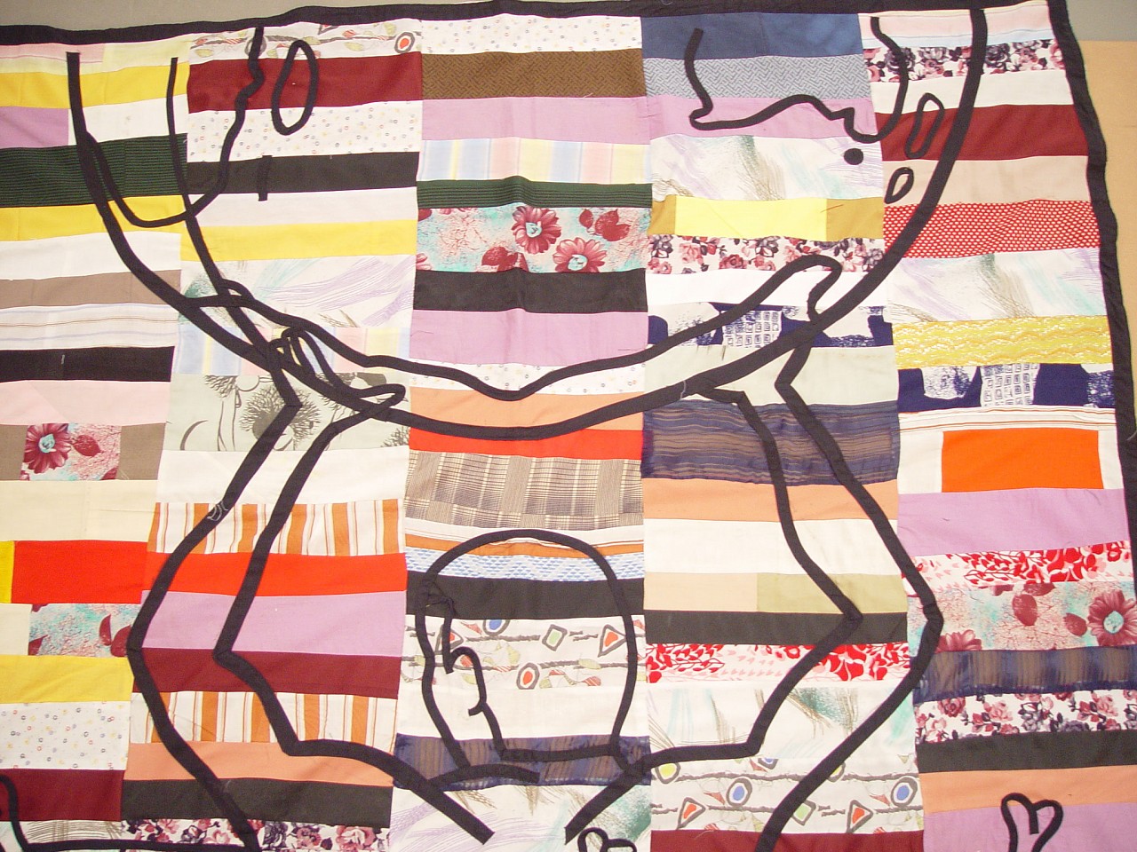 IBRAHIM MIRANDA, San Cristobal, 1997
Sew Canvas with applications, 52 3/8 x 63 3/8 in. (133 x 161 cm)
MI-O-0007