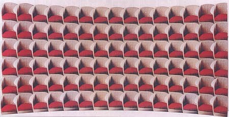 ALEJANDRA  PADILLA, Concavo, 2000
collage on canvas, 21 5/8 x 43 1/4 in. (55 x 110 cm)
PA-O-0009