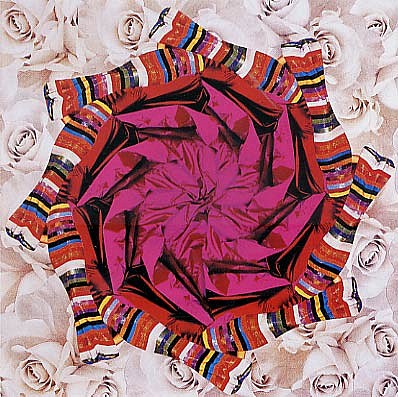 ALEJANDRA  PADILLA, MAndala, 2000
collage on canvas, 19 5/8 x 19 5/8 in. (50 x 50 cm)
PA-O-0008