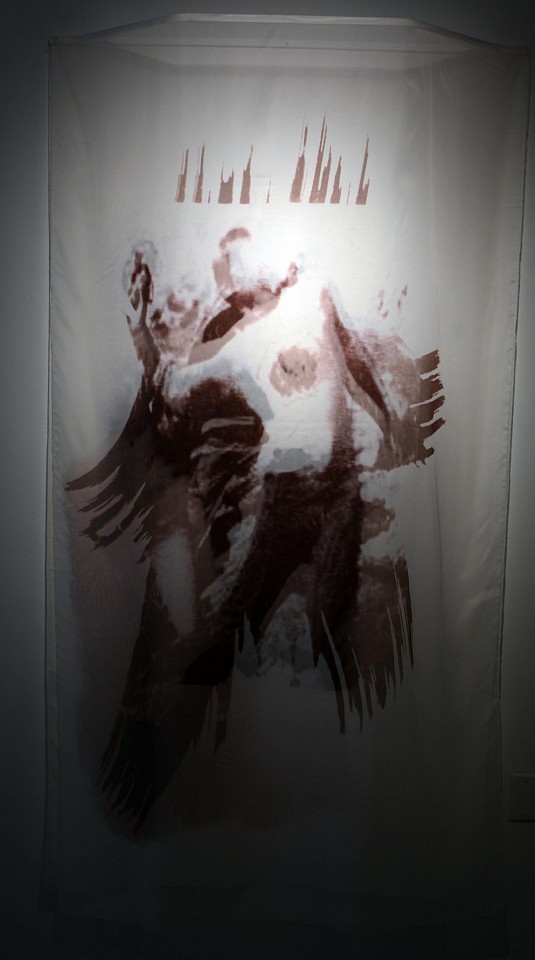 GRACIELA SACCO, De la Serie Furia- Adonde va la Furia? #3, 2016
photo impression on silk canvas, 78 x 43 x 10 in. (198.1 x 109.2 x 25.4 cm)
cajon de Mutref
SG-C-0099