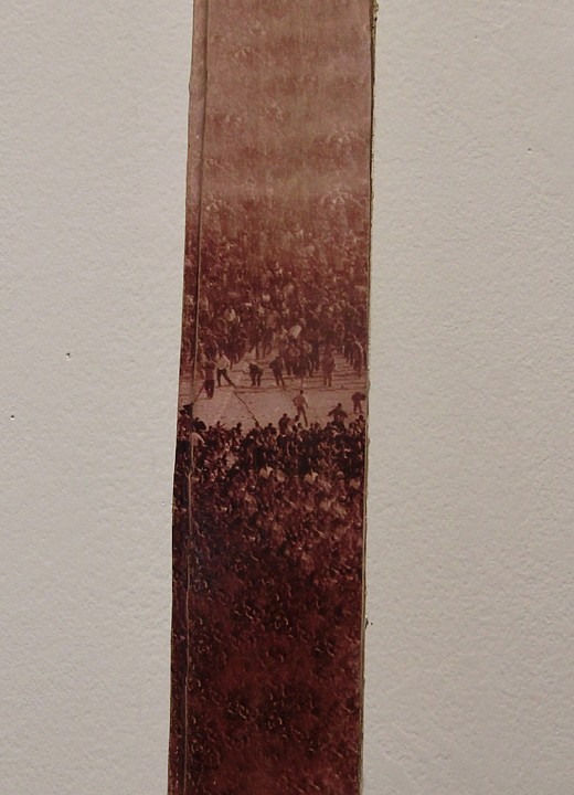 GRACIELA SACCO, Enfrentados
Series Tension Admisible, 2011
Heliography on paper mounted on wood, 3 x 77 1/2 in. (7.6 x 196.9 cm)
SG-C-0063