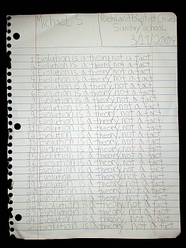 MICHAEL SCOGGINS - Evolution is a Theory, 2007