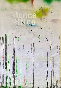 Work: DANIEL GONZALEZ Poster Paintings,dance office, 2021