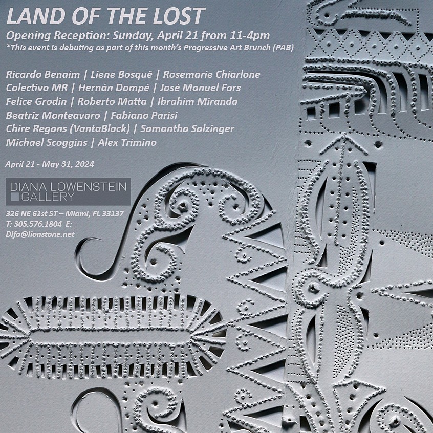 PRESS RELEASE: LAND OF THE LOST - Group exhibition, Apr 21 - Jun  1, 2024