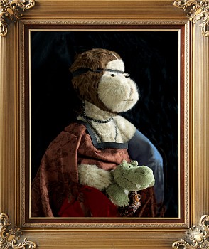 RALF PETERS - Lady with an Ermine, 2023