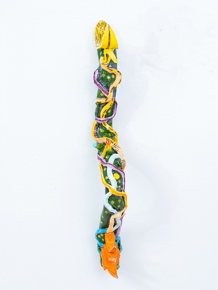 NICOLAS LEIVA, FLOWER, 2024
Majolica, 6 x 19 1/2 x 2 in. (15.2 x 49.5 x 5.1 cm)
NL--C0007