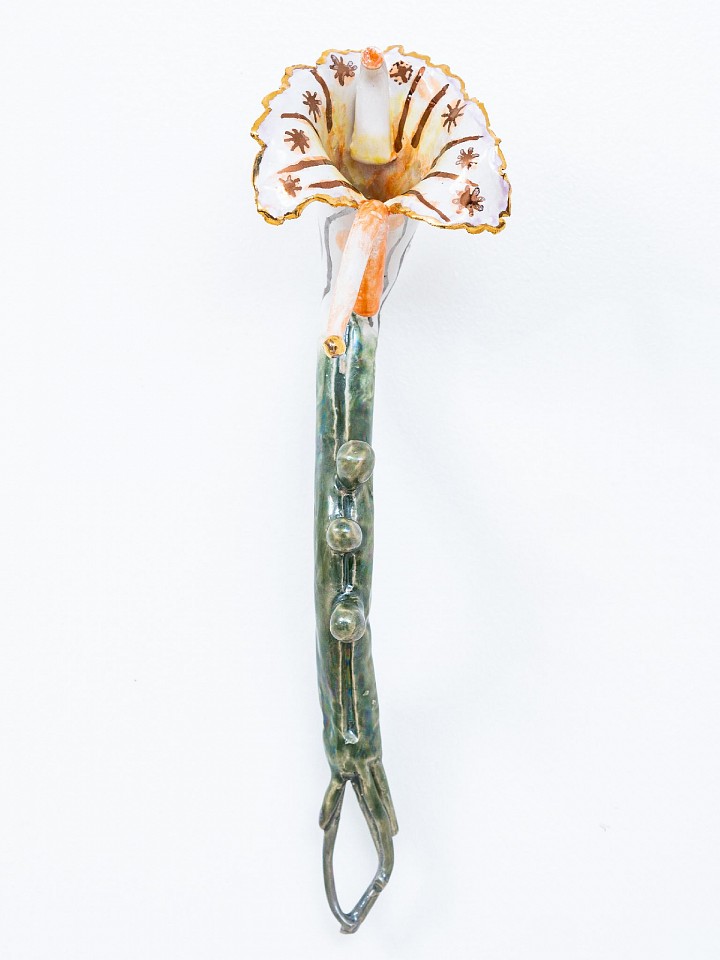NICOLAS LEIVA, FLOWERS, 2024
Majolica, 5 1/2 x 13 x 4 in. (14 x 33 x 10.2 cm)
NL--C0003