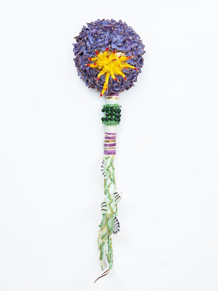 NICOLAS LEIVA, FLOWER, 2024
Majolica, 53 1/2 x 7 1/2 x 10 in. (135.9 x 19.1 x 25.4 cm)
NL--C0026