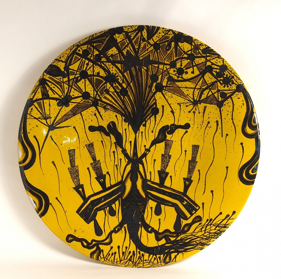 NICOLAS LEIVA, UNTITLED, 2017
Majolica, 6 1/2 x 9 1/2 x 3 in. (16.5 x 24.1 x 7.6 cm)
NL--C0009